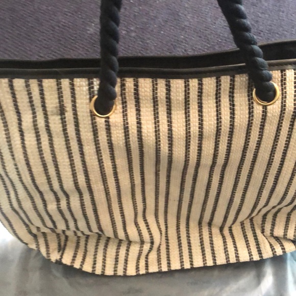 Lancôme Tan & Black Striped Tote Bag - Picture 4 of 9